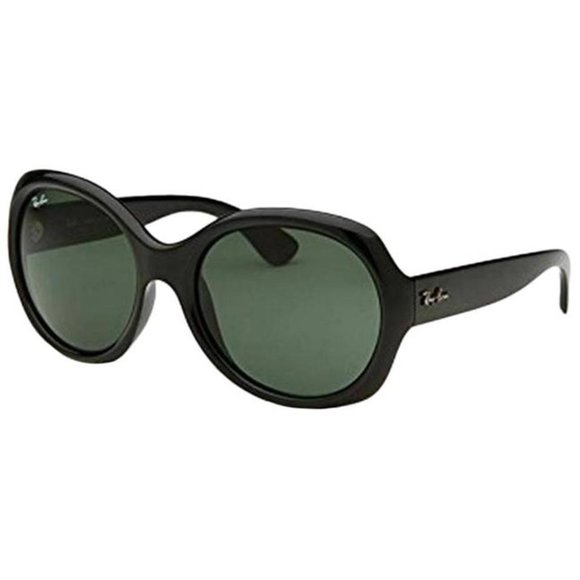 Ray-Ban Accessories - Ray-Ban RB4191 601/71 Highstreet Black w/Green Classic Lens Sunglasses